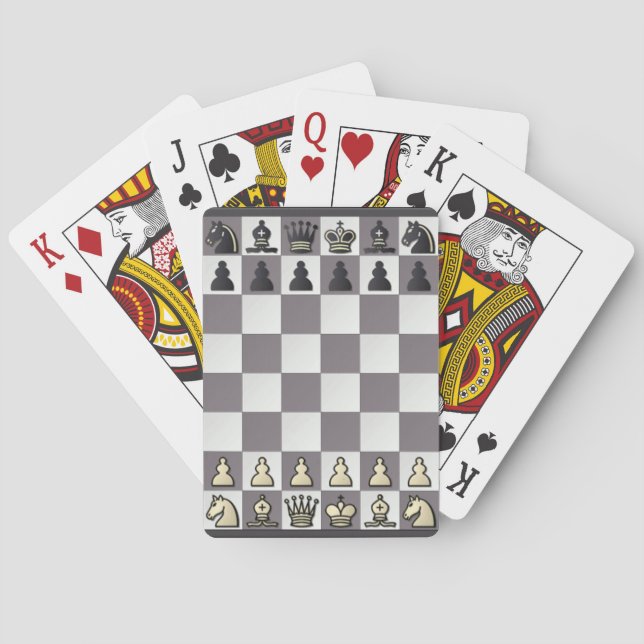 Chess playing cards (Back)