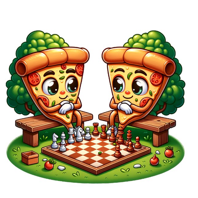 Chess Playing Pizza Slices (Creator Uploaded)