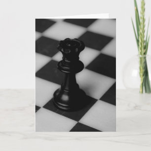 Chess queen card