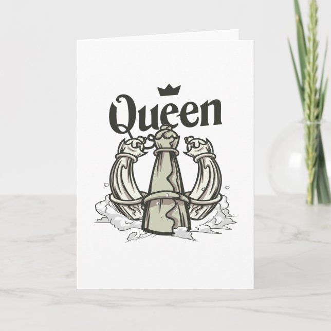 CHESS QUEEN CARD (Front)