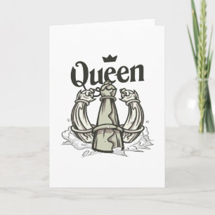 CHESS QUEEN CARD