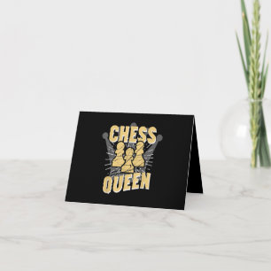 Chess Queen Kids & Women Gift Thank You Card