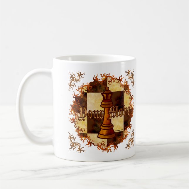 Chess Queen mug (Left)