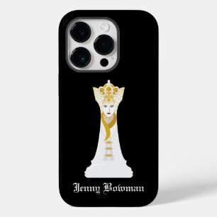 Chess queen / Personalised Name Case-Mate iPhone 14 Pro Case