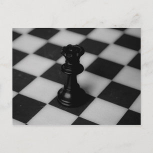 Chess queen postcard
