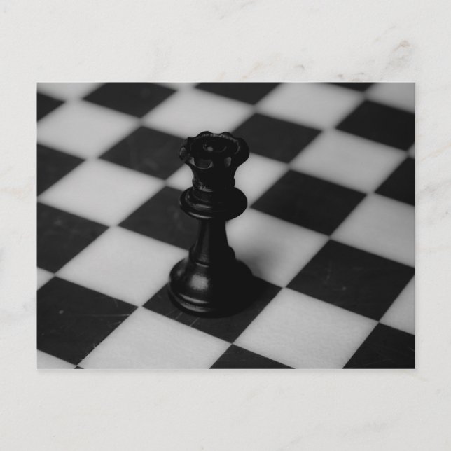 Chess queen postcard (Front)