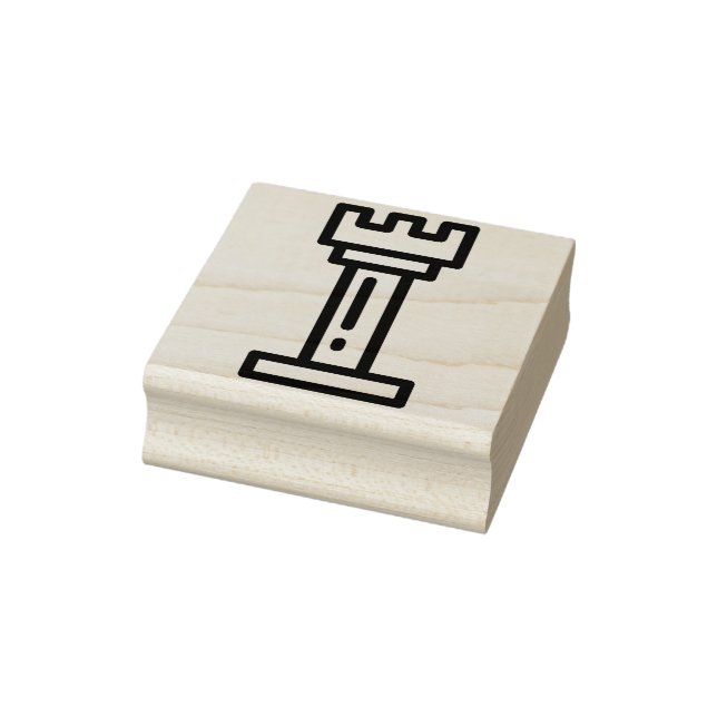 chess rubber stamp (Stamp)
