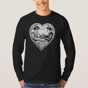 Chess Saying Heart For Women Men T-Shirt