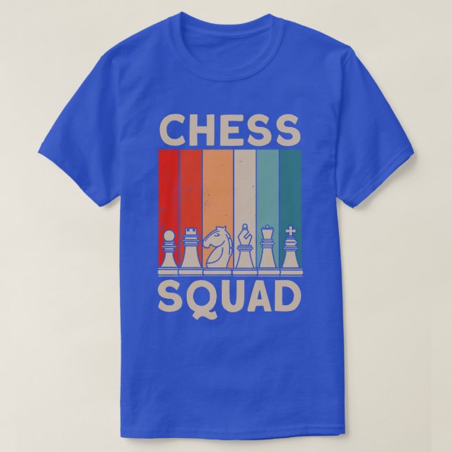 Chess Squad Chess Player  T-Shirt (Design Front)