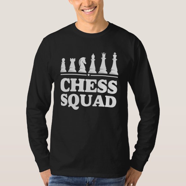 Chess Squad For Chess  Matching Team Cool Player 2 T-Shirt (Front)