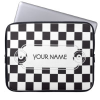 Chess Square Pattern - black + your background