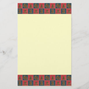 Chess Squares Stationery
