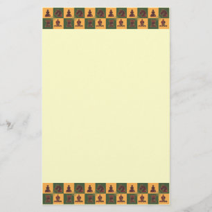 Chess Squares Stationery