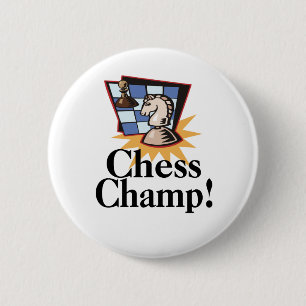 Chess T-shirts and Gifts. 6 Cm Round Badge