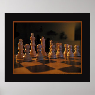 Chess Table Poster