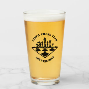 Chess Team Add Name  Glass