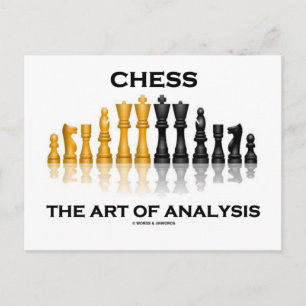 Chess The Art Of Analysis Postcard