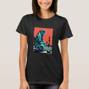 Chess Tournament Fans Retro Pop Chess Player 1 T-Shirt
