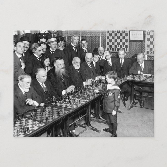 chess tournament postcard (Front)