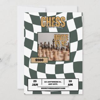 chess tournament school college event invitation