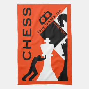 Chess Wall Art Tea Towel