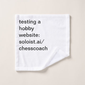 chess wash cloth