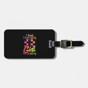 Chess Women Queen Chessfield Team Play Like A Girl Luggage Tag