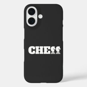 Chess Word White Knights Creative Unique Strategy iPhone 16 Case