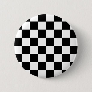Chessboard 6 Cm Round Badge