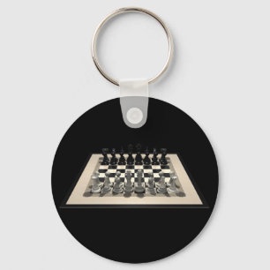 Chessboard and Chess Pieces: Keychains