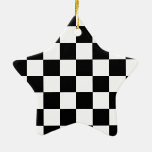 Chessboard Ceramic Tree Decoration