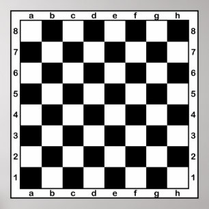 chessboard chess table competition poster
