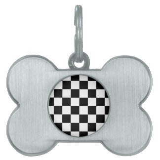 Chessboard Pet ID Tag