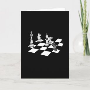 Chessboard Player Chess Pieces Card