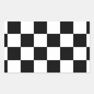 Chessboard Rectangular Sticker