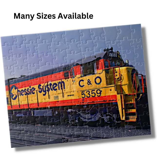 Chessie Diesel Locomotive Engine Train Railroad Jigsaw Puzzle (Creator Uploaded)