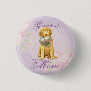 Chessie Heart Mom 3 Cm Round Badge