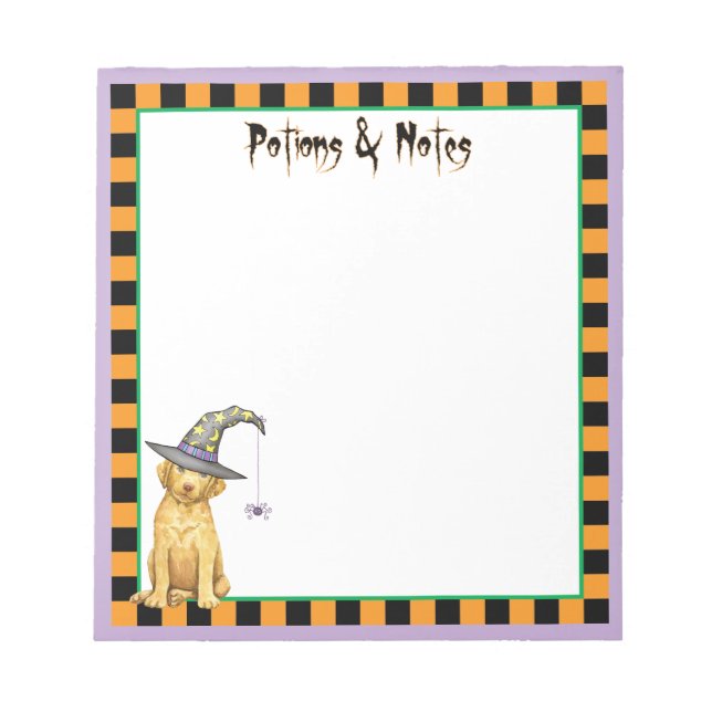 Chessie Witch Notepad (Front)