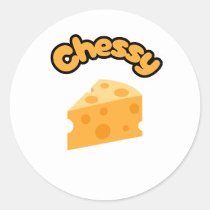 Chessy  classic round sticker