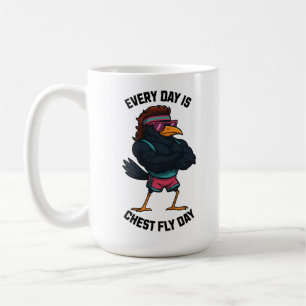 Chest Fly Day - Funny Gym, Coffee Mug