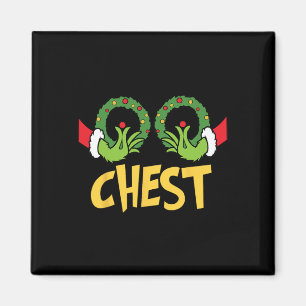 Chest Nuts Christmas Fun Matching Couple Chest Nu Magnet