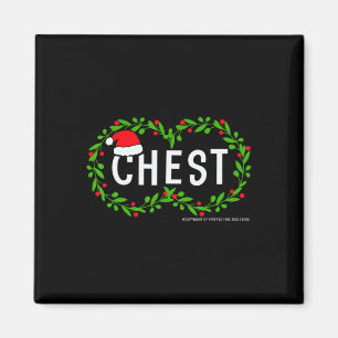 Chest Nuts Christmas Fun Matching Couple Chestnuts Magnet