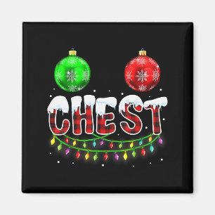 Chest Nuts Christmas Funny Matching Couple Chestnu Magnet
