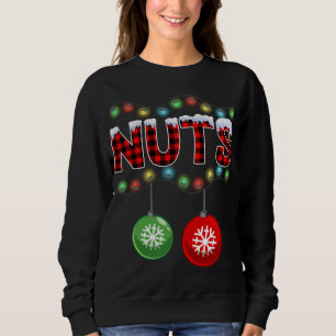 Chest Nuts Christmas Lights Matching Couple Chestn Sweatshirt
