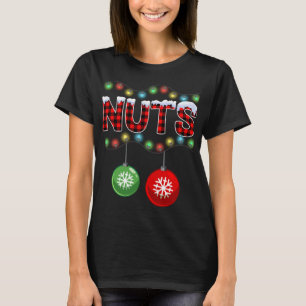 Chest Nuts Christmas Lights Matching Couple Chestn T-Shirt
