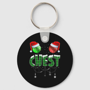 Chest Nuts Christmas Matching Couple Chestnuts 2 Key Ring