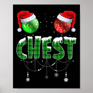 Chest Nuts Christmas Matching Couple Chestnuts 2 Poster