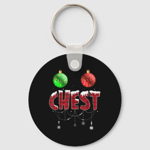 Chest Nuts Christmas Matching Couple Chestnuts 4 Key Ring