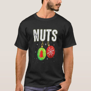 Chest Nuts Christmas   Matching Couple Chestnuts 4 T-Shirt