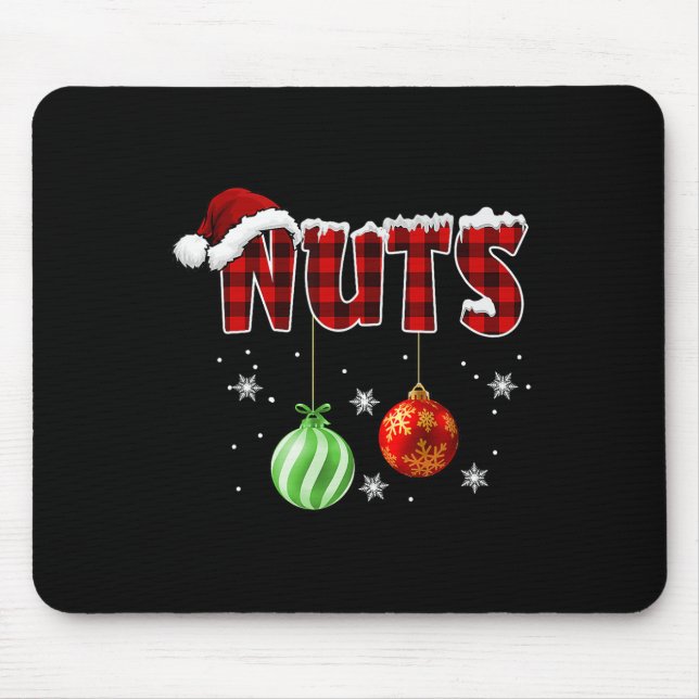 Chest Nuts Christmas Matching Couple Chestnuts 6  Mouse Pad (Front)